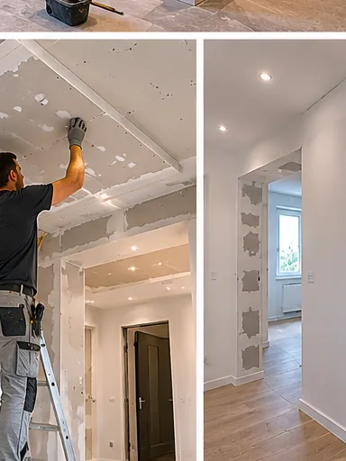 Deckenmontage und abgehängte Decke im Trockenbau in Duisburg